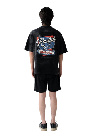 Black Acid Wash made in Pak T-shirt V6