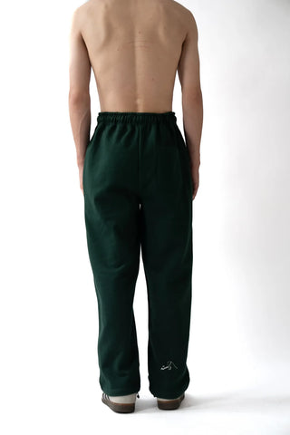Emerald Green Terry Knit Bottoms