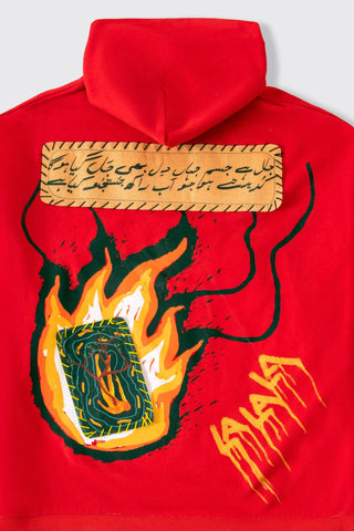 THE MADMAN - RED HOODIE - Rastah