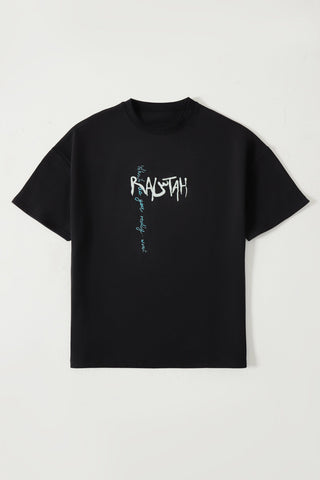 "Is this it?" black T-shirt