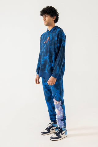 DIGINK COLLAB TYE DYE SWEATPANTS - Rastah