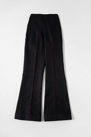 UJ BESPOKE X RASTAH HAND CRAFTED SILK TROUSERS - Rastah