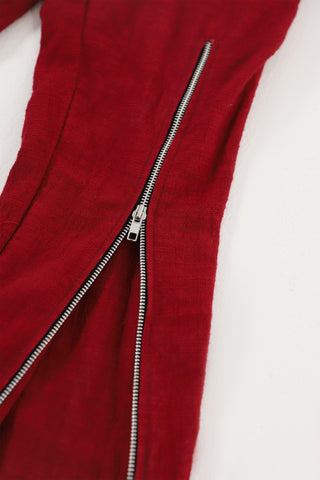 RED LADIES KHADDAR PANT - Rastah