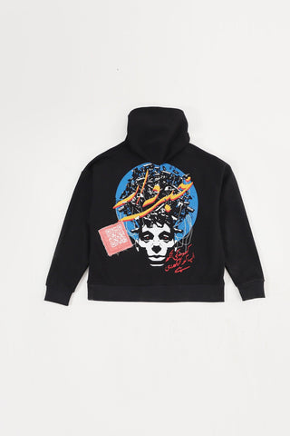 "KHABARDAR" HAND SCREEN PRINTED HOODIE - Rastah
