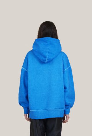 Blue Oil Wash Hoodie - Rastah