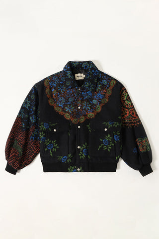 "LOST IN TRANSLATION" BLOCKPRINT BOMBER VERSION 3 - Rastah