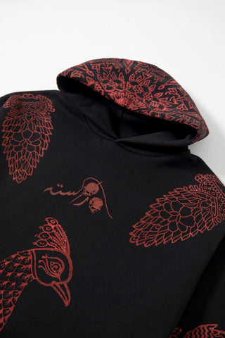 "KALAMKAAR" VERSION 2 BLOCKPRINT HOODIE - Rastah