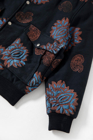 "LOST IN TRANSLATION" VERSION 2 BLOCKPRINT BOMBER JACKET - Rastah