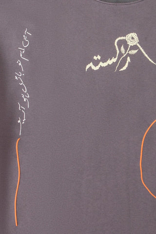 "I AM NOBODY" GREY T-SHIRT - Rastah