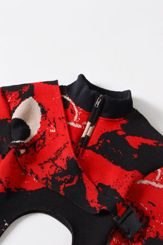 "See and be seen" knitted tactical sweater