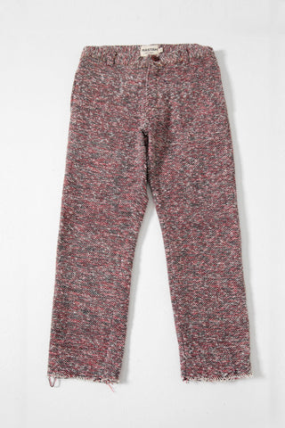 RECYCLED MIXED YARN TROUSERS - Rastah