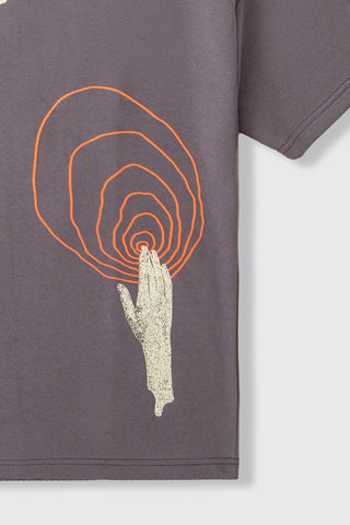 "I AM NOBODY" GREY T-SHIRT - Rastah
