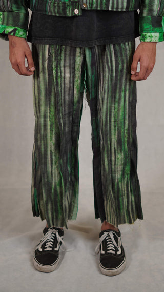 VIPER print handwoven party pants - Rastah