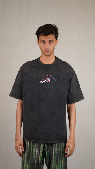 Acid Wash Logo T-shrit - Rastah