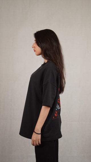 Alyan Tareen "Falling Faces" Collab T-shirt - Rastah