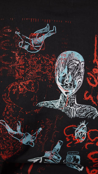 Alyan Tareen "Falling Faces" Collab T-shirt - Rastah