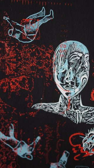 Alyan Tareen "Falling Faces" Collab T-shirt - Rastah