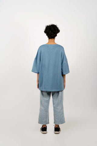 Baby Blue Logo T-Shirt - Rastah
