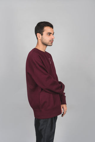 Maroon Logo Pullover - Rastah
