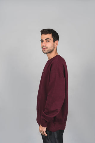 Maroon Logo Pullover - Rastah