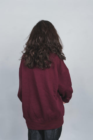 Maroon Logo Pullover - Rastah