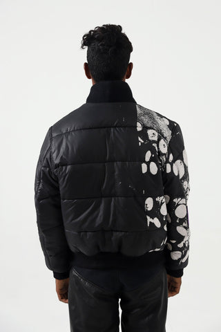"DARK WATERS" ASYMMETRICAL NYLON PUFFER - Rastah