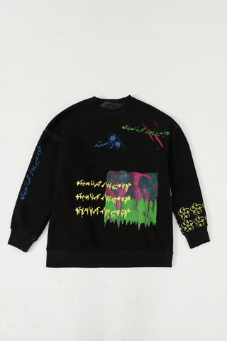 "KHUD SEY PYAAR KAR" OIL WASH SWEATSHIRT - Rastah