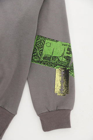 "SAJAN RUS GAYE" SMOKE GREY HOODIE - Rastah