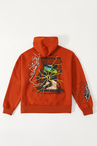 "ENLIGHTENMENT" RUST HOODIE - Rastah