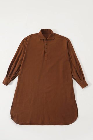 BROWN HANDWOVEN KAMEEZ (LONG SHIRT) - Rastah