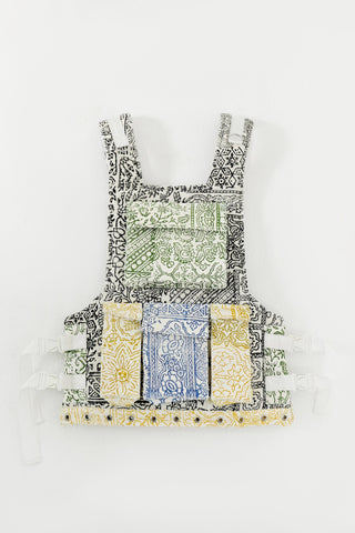 Rastah tactical block print vest