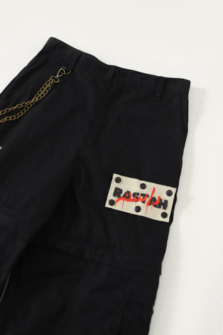 Patchwork cargo pants