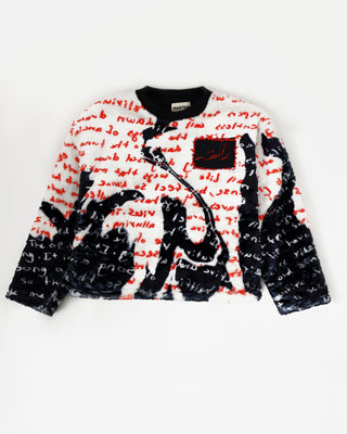 "Songs of delirium" sublimated sweatshirt