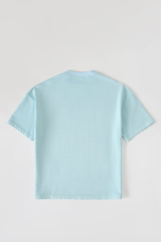 "Ocean love" garment dyed logo T-shirt