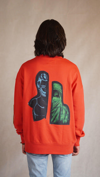 "Fuck The Aunties" Red Long Sleeve T-shirt - Rastah