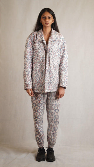 Warp Printed Hand Woven Coach Jacket - Rastah