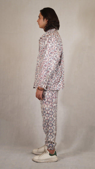Warp Printed Hand Woven Coach Jacket - Rastah