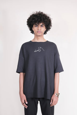 TERI SURAT BLACK THERMAL TEE - Rastah