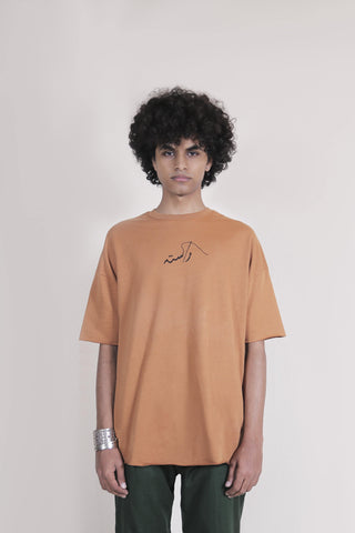 ORANGE JINNAH COLLAGE T-SHIRT - Rastah