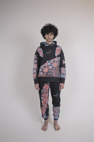 Psychedelic Block-Print Sweatpants - Rastah