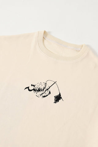 EYE OF THE STORM - BEIGE T-SHIRT - Rastah