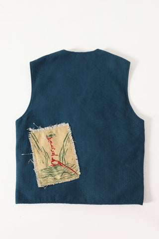 SLEEVELESS HANDWOVEN JACKET - Rastah