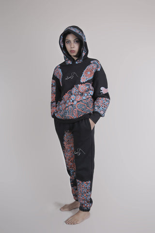 Psychedelic Block-Print Sweatpants - Rastah