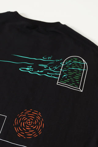 KOI KHABAR NAI - BLACK T-SHIRT - Rastah