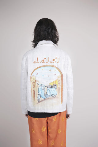 Lahori Raw Silk Jacket - Rastah
