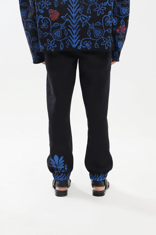 "SURVEILLANCE" BLOCK PRINT SWEATPANTS - Rastah