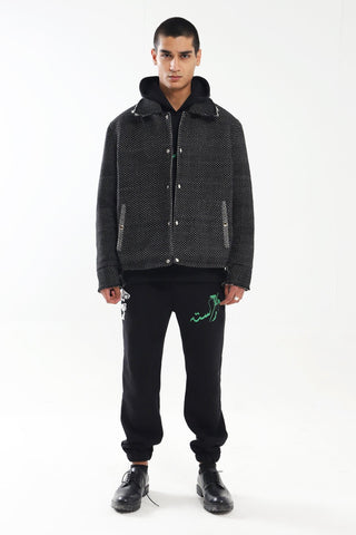 HANDWOVEN DOT JACKET - Rastah
