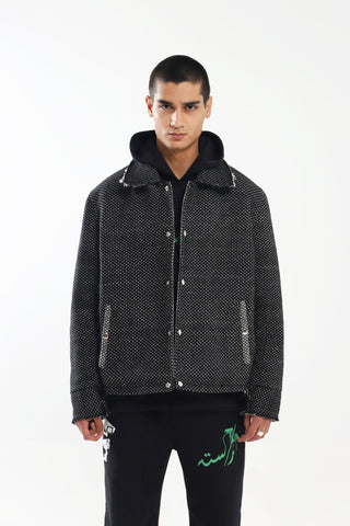 HANDWOVEN DOT JACKET - Rastah
