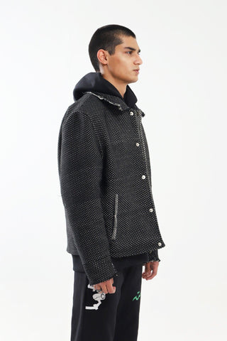 HANDWOVEN DOT JACKET - Rastah
