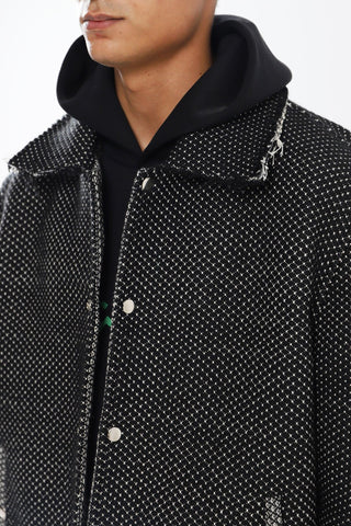 HANDWOVEN DOT JACKET - Rastah